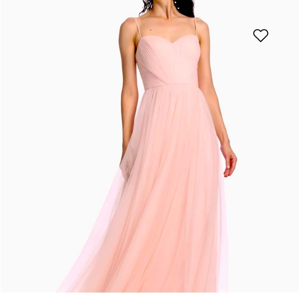 Vera Wang Vernen Sleeveless Pleated Gown